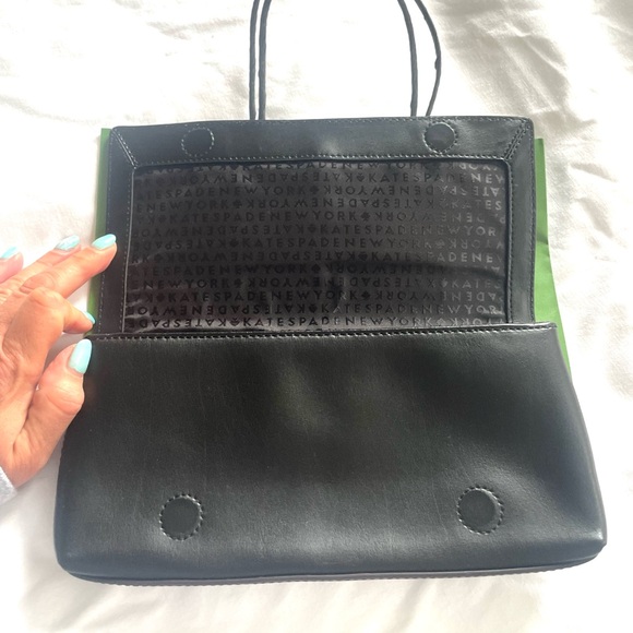 Kate Spade Black Clutch with Bow Accent - Picture 5 of 6